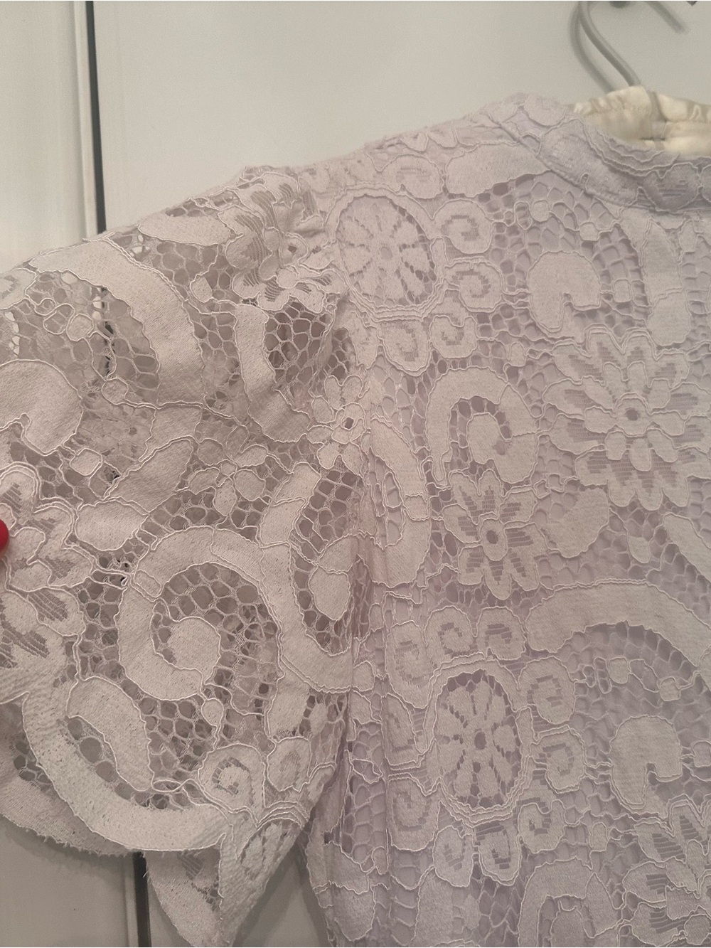 Elegant Pure White Lace Dress